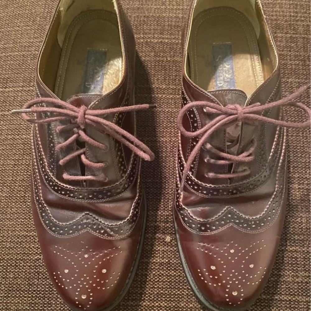 Classic Brown Stafford Oxford Shoes - Sz 8.5 EEE